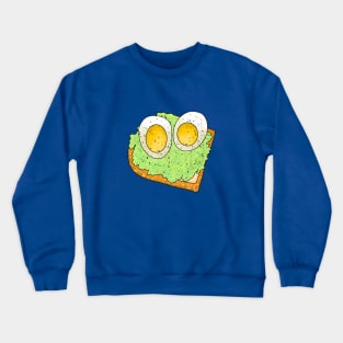 Avocado and egg toast Crewneck Sweatshirt